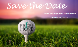 save the date for golf tourney